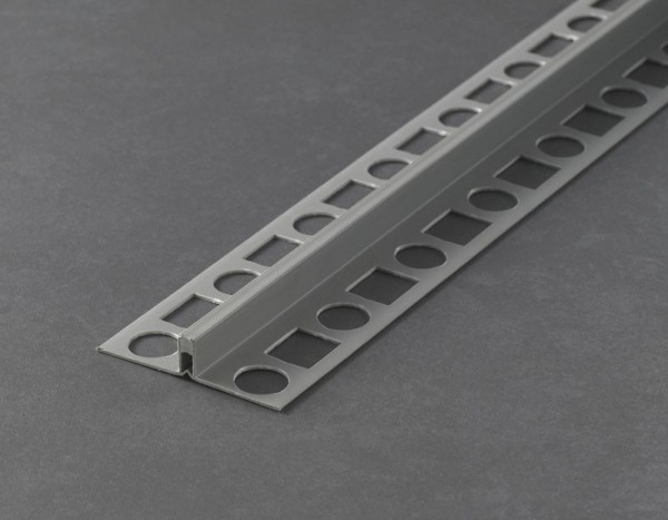 Dehnungsfugenprofil PVC Hart / Weich Dunkelgrau 250cm